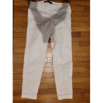 Pantacourt blanc zara