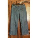Pantacourt bleu camaieu - taille 36 Pantacourt bleu camaieu - taille 36