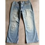 Pantacourt bleu en jean taille 40 la redoute