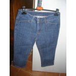 Pantacourt camaeu coton 38 bleu