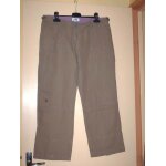 Pantacourt etam vert kaki / coutures violettes