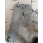 Pantacourt femme gris clair
