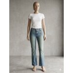 Pantacourt en jean bleu clair taille 40 la redoute