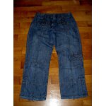 Pantacourt type jean bleu coupe droite camaïeu taille 14 ans Pantacourt type jean bleu coupe droite camaïeu taille 14 ans