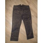 Pantacourt jean cop copine noir dor t34