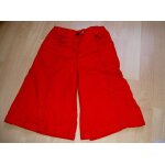 Pantacourt (jupe culotte) kiabi rouge Pantacourt (jupe culotte) kiabi rouge
