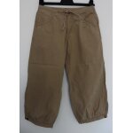 Pantacourt marron. h&m. coton. taille 36