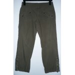 Pantacourt marron. ikks. coton. polyester. taille 38