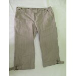 Pantacourt taille 44 beige