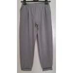Pantalon 7 / 8 lger  pinces et  rayures