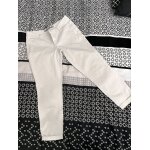 Pantalon blanc, court, taille 38