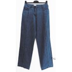Pantalon bleu marine. canda. lyocell. lin. taille 38