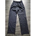 Pantalon bleu marine ray� argent� 34 xs kiabi neuf