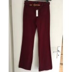 Pantalon bordeaux flare caroll taille 38