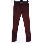 Pantalon bordeaux reglable. slim. blog by gemo. coton. polyester. elasthanne. taille 16 ans