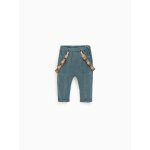 Pantalon  bretelles et surpiqres (zara)