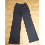 Pantalon caroll marron effet de rayures - taille 36