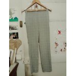 Pantalon  carreaux gris clair / blanc 32 xxs zara.
