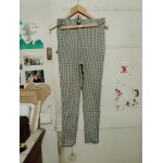 Pantalon  carreaux noirs / blancs 36 s zara.
