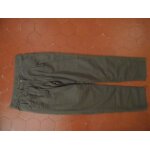 Pantalon chino coton kaki blanche porte