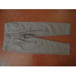 Pantalon chino coton taupe blanche porte