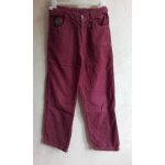 Pantalon clayeux velours gar�on 10 ans bordeaux