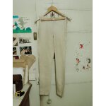 Pantalon en faux cuir beige 32 xxs zara.