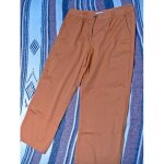Pantalon femme - tons rouille orange - excellent etat