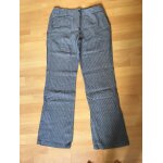 Pantalon gris  rayures blanches - la redoute cration - 38