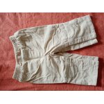 Pantalon hiver crme pressions jambes 3 mois tex baby