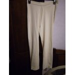 Pantalon leggings femme blanc
