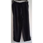 Pantalon noir fluide et large