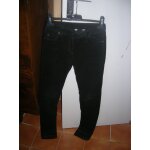 Pantalon okaïdi slim coton 12 ans noir Pantalon okaïdi slim coton 12 ans noir