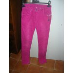 Pantalon okaïdi slim coton 14 ans rose Pantalon okaïdi slim coton 14 ans rose