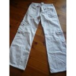 Pantalon pimkie taille36 blanc