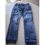 Pantalon � poches aspect jean bleu  ; t - 12 ans  ; okaidi gar�on