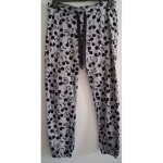 Pantalon de pyjama polaire imprim� de t�tes de mickey