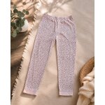 Pantalon de pyjama tex 14 ans rose poudr� � motifs � bon �tat
