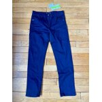 Pantalon slim fille morphologik tour de hanches medium - marine fonc (vertbaudet)