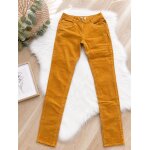 Pantalon slim velours orchestra 14 ans jaune moutarde