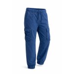 Pantalon stretch multipoches bleu azb24 kiabi taille 7 ans