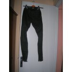 Pantalon le temps des cerises taille lastique coton m noir