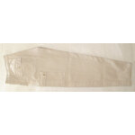 Pantalon en toile coton blanc cass� atlas pour homme - taille 42