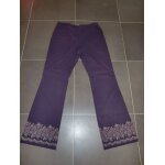 Pantalon violet taille 42 etam