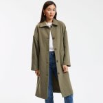 Pardessus oversize boutonn