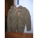 Parka doublée zara À capuche 11 / 12 ans kaki Parka doublée zara À capuche 11 / 12 ans kaki