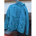 Parka femme bleu turquoise