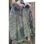 Parka femme superdry kaki