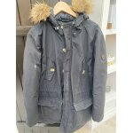 Parka noire apok l40 kaporal capuche fourrure Parka noire apok l40 kaporal capuche fourrure