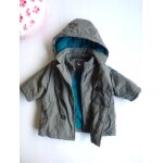 Parka sergent major capuche toile coton gris clair manteau doubl hiver 6 mois bb garon fille mixte ...